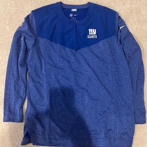 XL New York Giants Nike team issued pull over.  Never worn.
